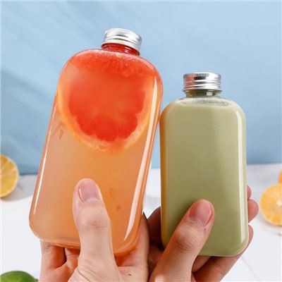 پلاسٹک فلیٹ ڈرنک کی بوتل